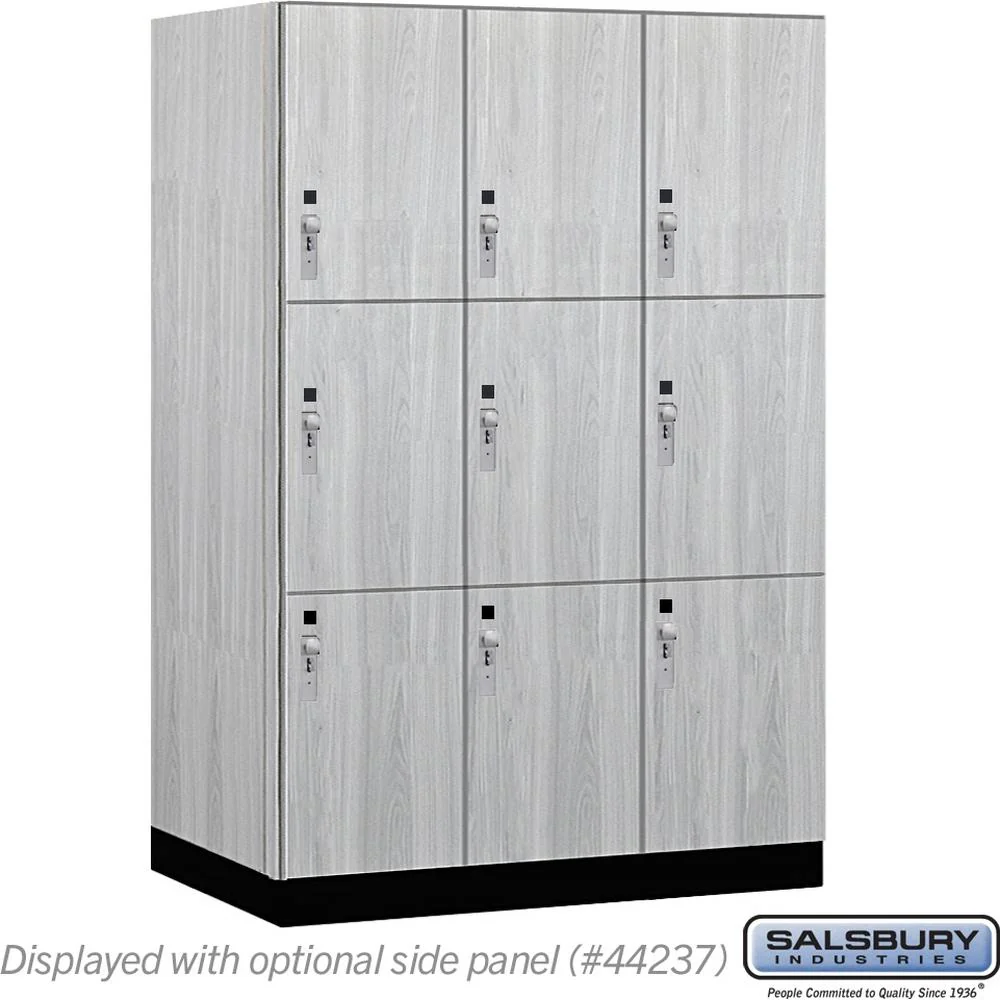 18" Wide Premier Wood Locker - Triple Tier-3 Wide - 6 Feet High - 24" Deep by Salsbury - Image 28