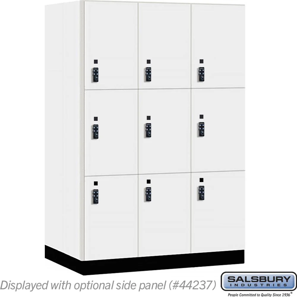 18" Wide Premier Wood Locker - Triple Tier-3 Wide - 6 Feet High - 24" Deep by Salsbury - Image 9