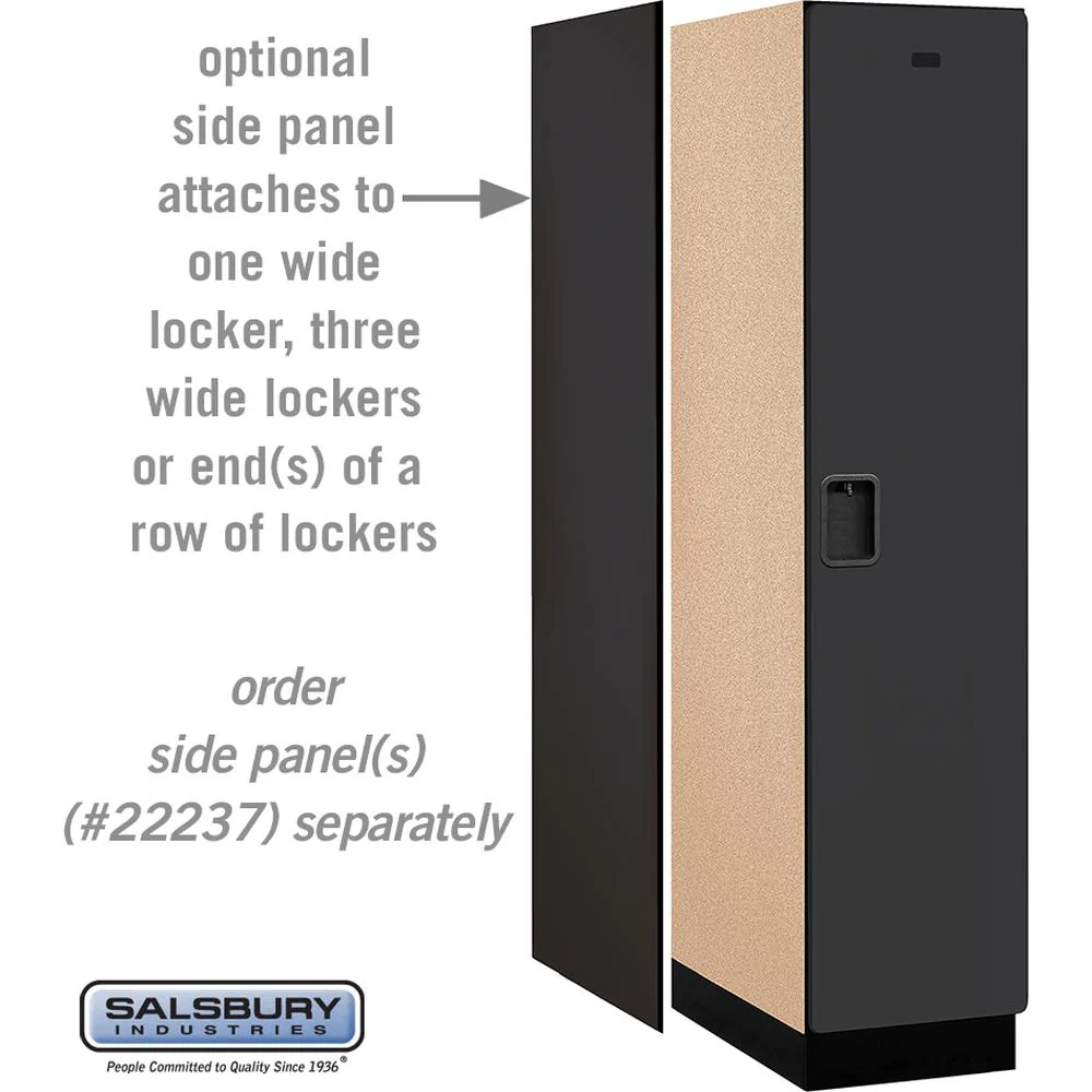18" Wide Single Tier Designer Wood Locker - 1 Wide - 6 Feet High - 24" Deep by Salsbury - Image 2