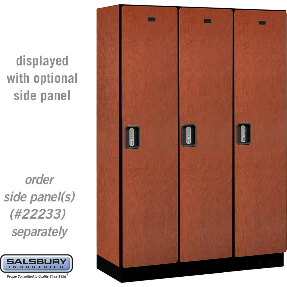 18" Wide Single Tier Designer Wood Locker - 3 Wide - 6 Feet High - 18" Deep by Salsbury - Image 20