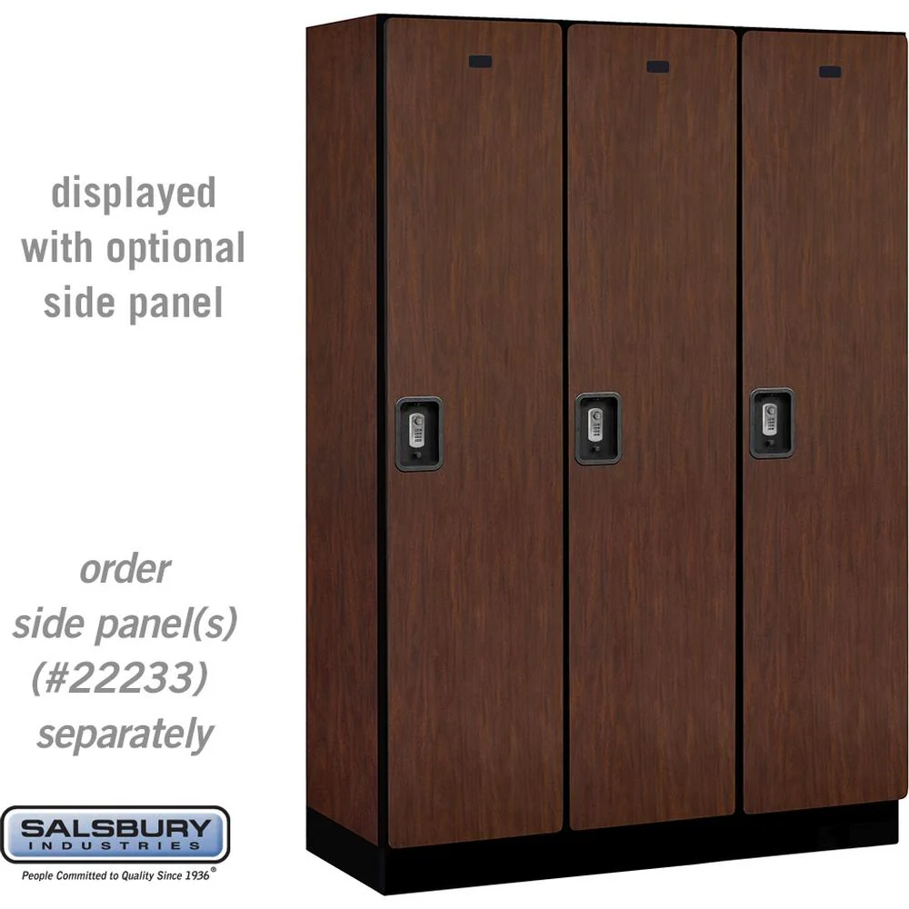 18" Wide Single Tier Designer Wood Locker - 3 Wide - 6 Feet High - 18" Deep by Salsbury - Image 31