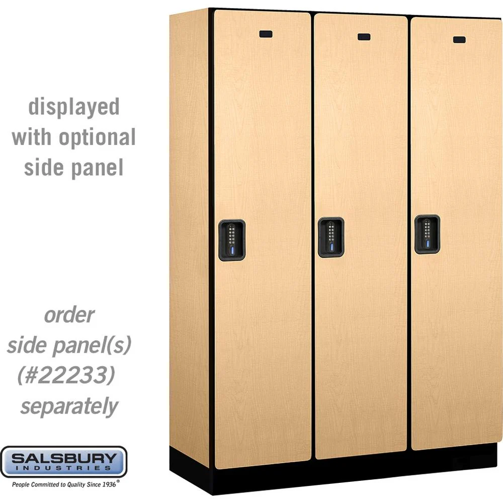 18" Wide Single Tier Designer Wood Locker - 3 Wide - 6 Feet High - 18" Deep by Salsbury - Image 33