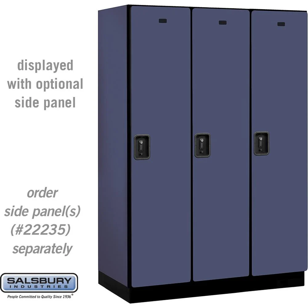 18" Wide Single Tier Designer Wood Locker - 3 Wide - 6 Feet High - 21" Deep by Salsbury - Image 14