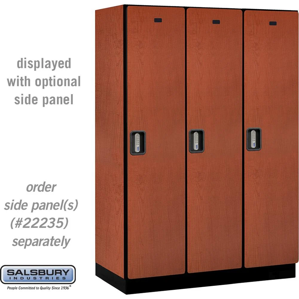 18" Wide Single Tier Designer Wood Locker - 3 Wide - 6 Feet High - 21" Deep by Salsbury - Image 20