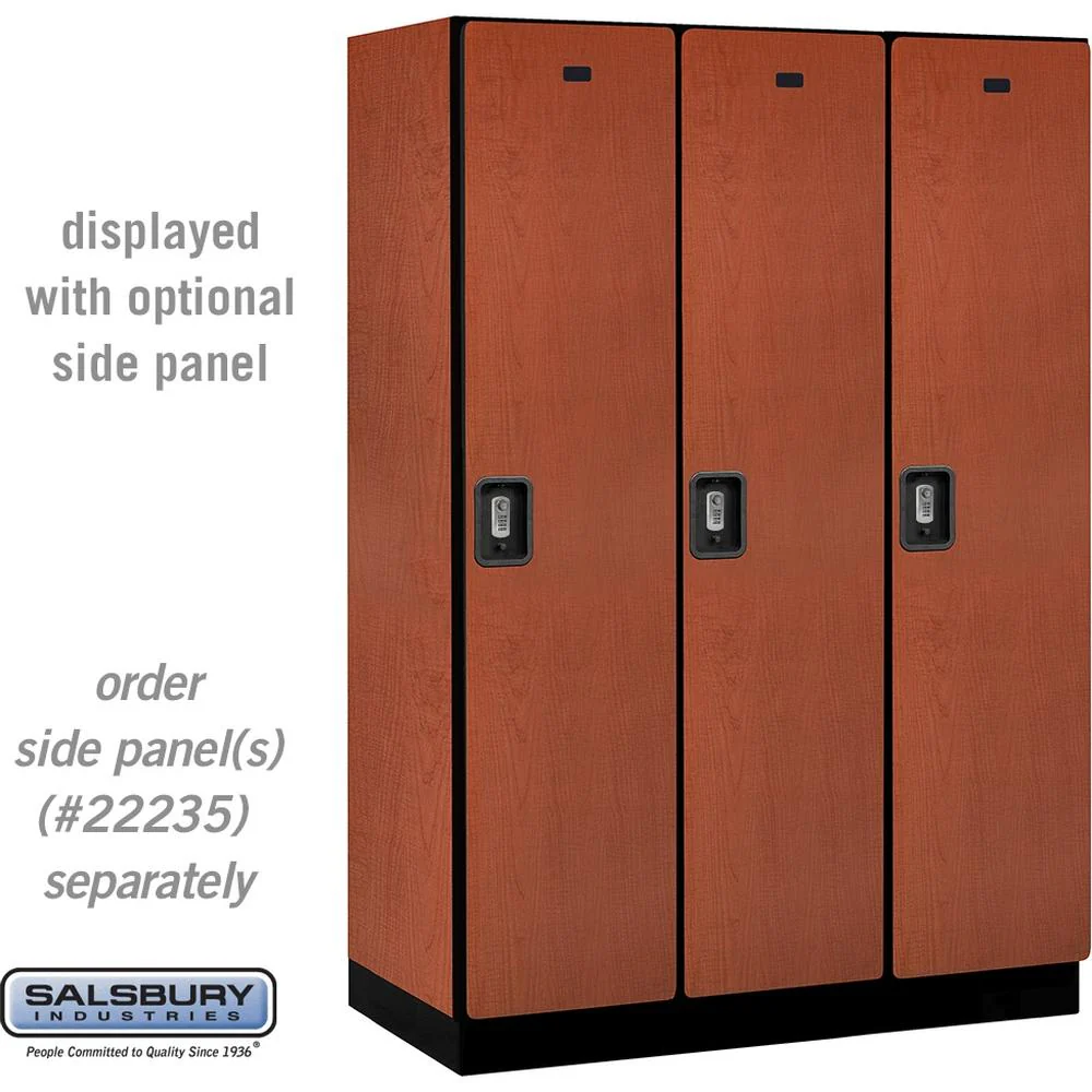 18" Wide Single Tier Designer Wood Locker - 3 Wide - 6 Feet High - 21" Deep by Salsbury - Image 21