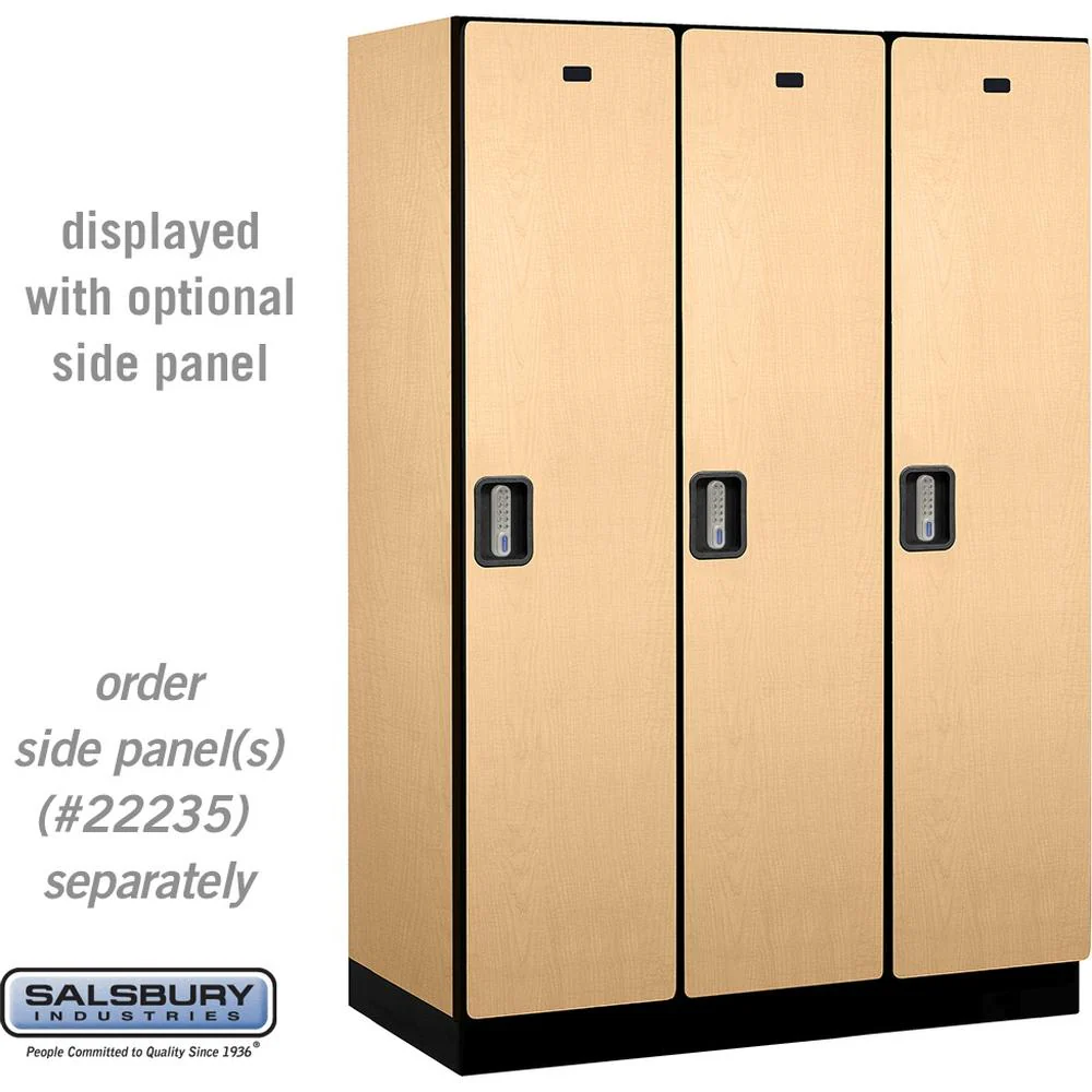 18" Wide Single Tier Designer Wood Locker - 3 Wide - 6 Feet High - 21" Deep by Salsbury - Image 35
