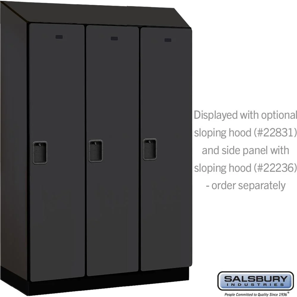 18" Wide Single Tier Designer Wood Locker - 3 Wide - 6 Feet High - 21" Deep by Salsbury - Image 7