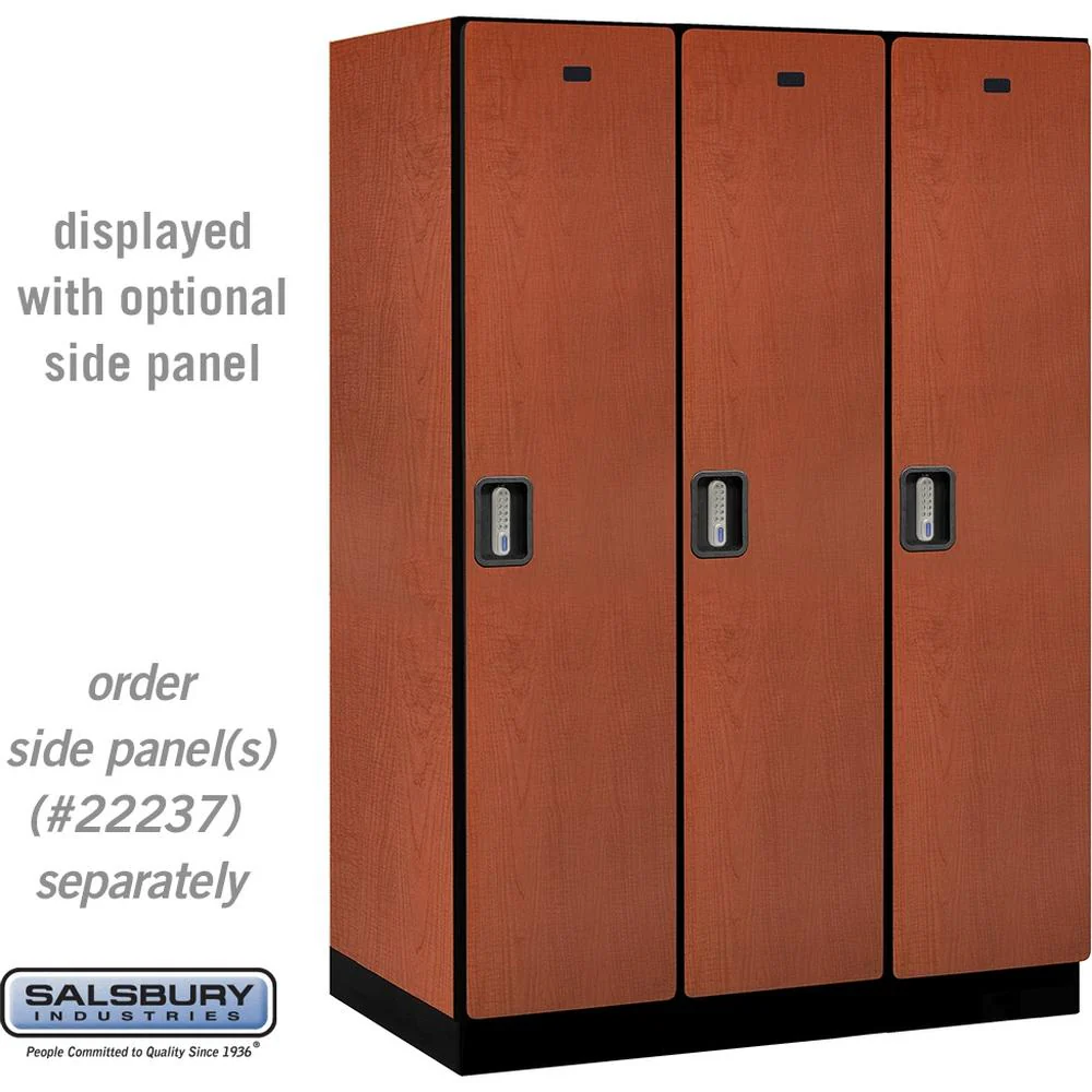 18" Wide Single Tier Designer Wood Locker - 3 Wide - 6 Feet High - 24" Deep by Salsbury - Image 20