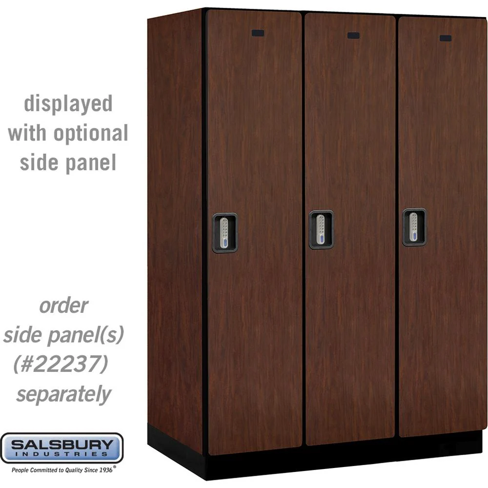 18" Wide Single Tier Designer Wood Locker - 3 Wide - 6 Feet High - 24" Deep by Salsbury - Image 30