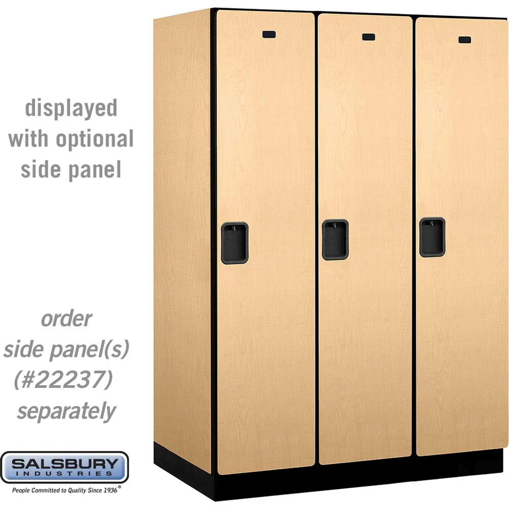 18" Wide Single Tier Designer Wood Locker - 3 Wide - 6 Feet High - 24" Deep by Salsbury - Image 32
