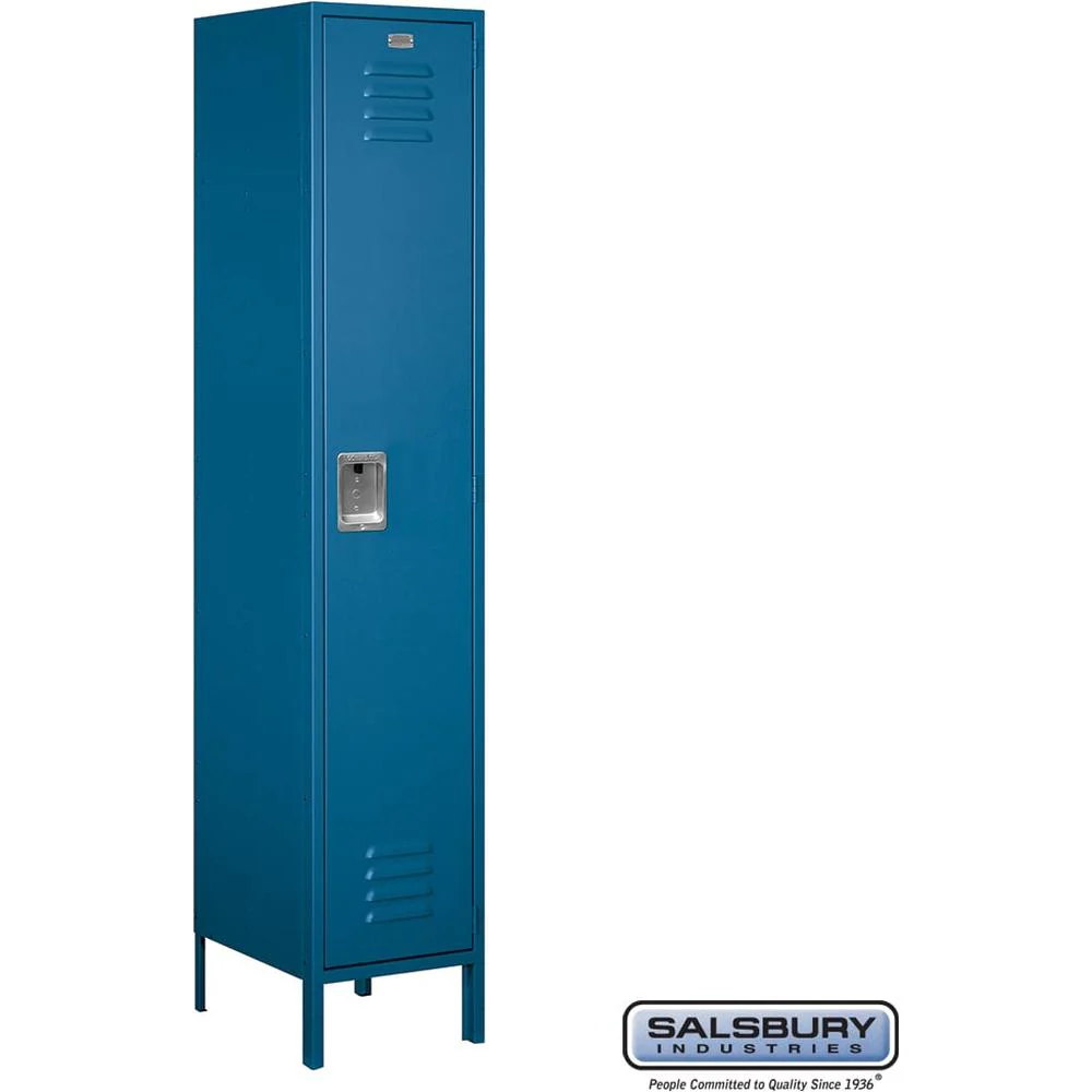18" Wide Single Tier Standard Metal Locker - 1 Wide - 6 Feet High - 18" Deep by Salsbury - Image 6