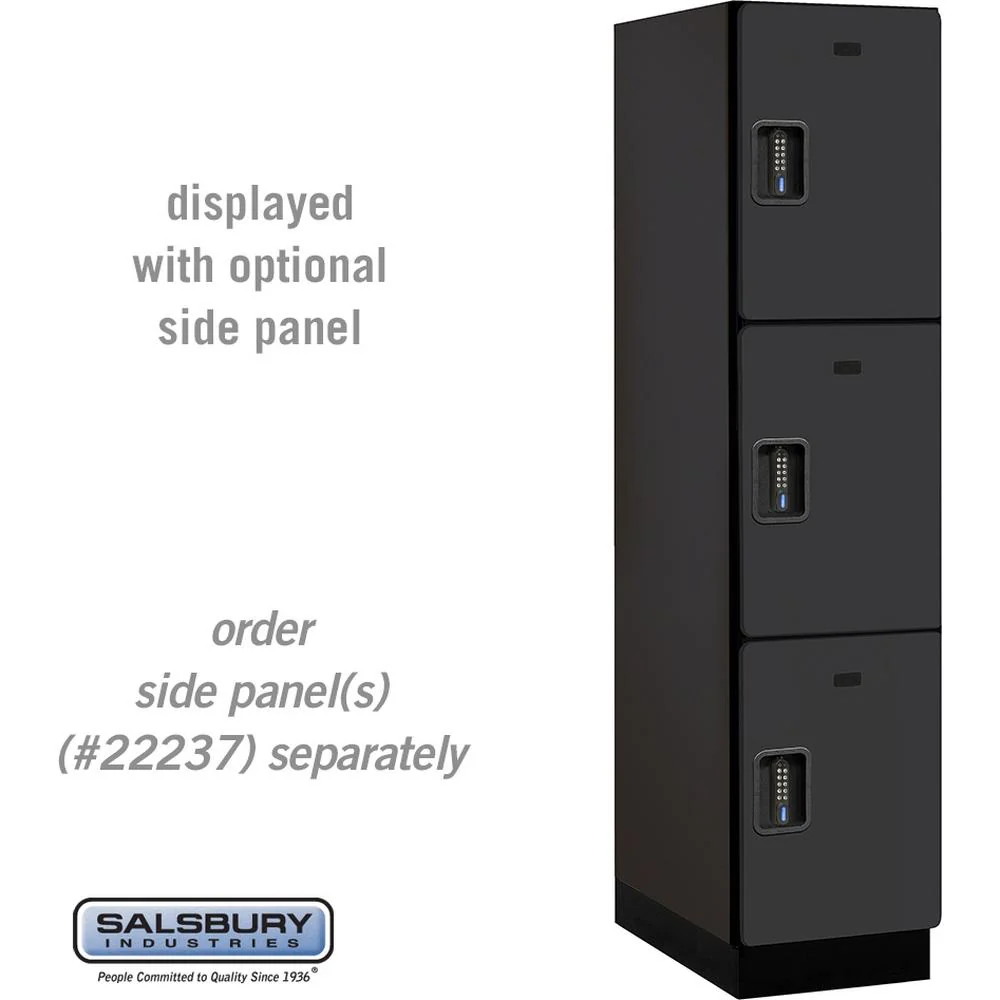 18" Wide Triple Tier Designer Wood Locker - 1 Wide - 6 Feet High - 24" Deep by Salsbury - Image 8