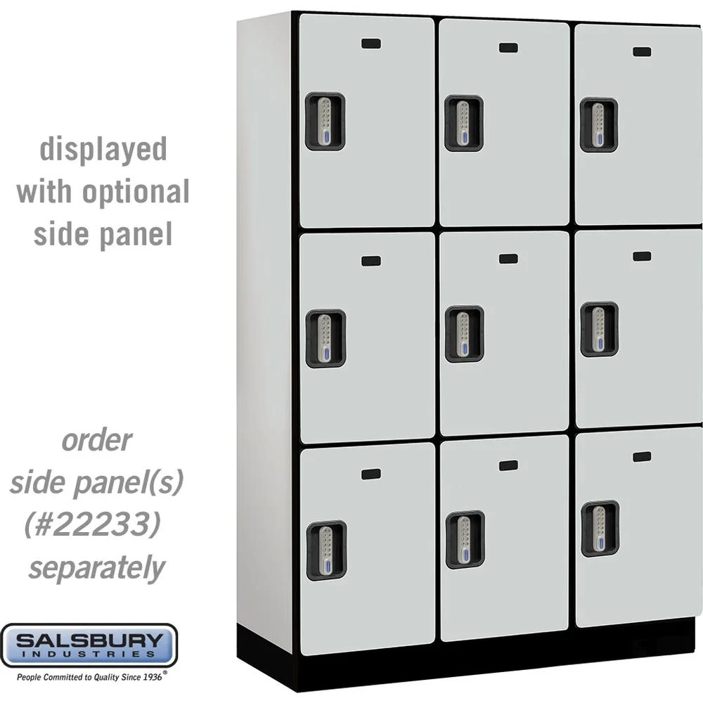 18" Wide Triple Tier Designer Wood Locker - 3 Wide - 6 Feet High - 18" Deep by Salsbury - Image 25