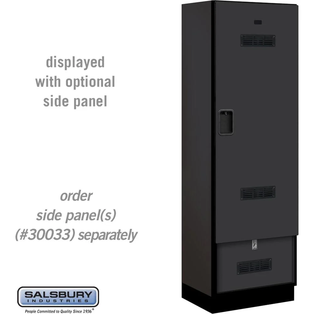 24" Wide Designer Wood Gear Locker - 6 Feet High - 18" Deep by Salsbury