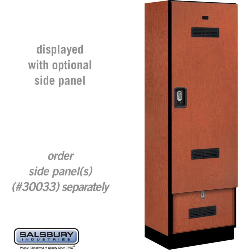 24" Wide Designer Wood Gear Locker - 6 Feet High - 18" Deep by Salsbury - Image 22