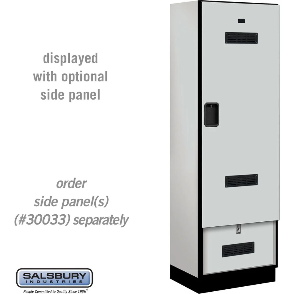 24" Wide Designer Wood Gear Locker - 6 Feet High - 18" Deep by Salsbury - Image 23