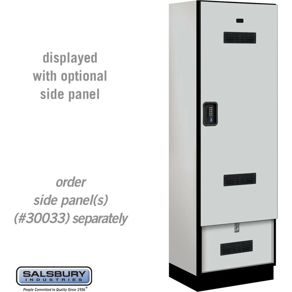 24" Wide Designer Wood Gear Locker - 6 Feet High - 18" Deep by Salsbury - Image 24
