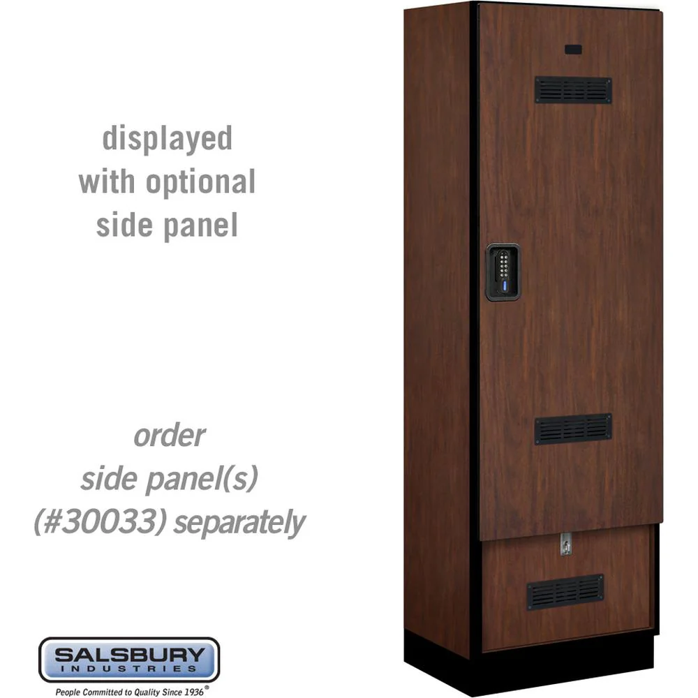 24" Wide Designer Wood Gear Locker - 6 Feet High - 18" Deep by Salsbury - Image 29