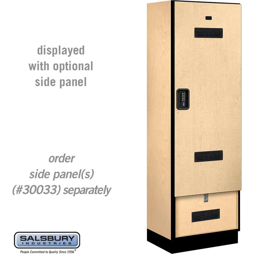 24" Wide Designer Wood Gear Locker - 6 Feet High - 18" Deep by Salsbury - Image 34