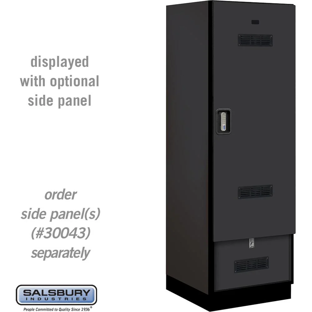 24" Wide Designer Wood Gear Locker - 6 Feet High - 24" Deep by Salsbury - Image 11
