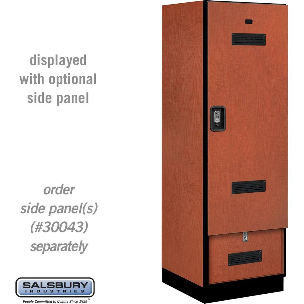 24" Wide Designer Wood Gear Locker - 6 Feet High - 24" Deep by Salsbury - Image 22