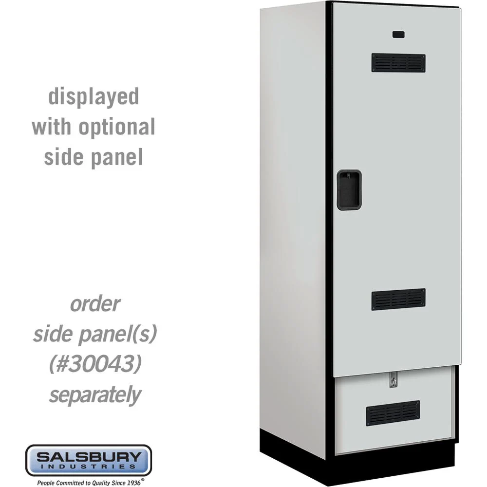 24" Wide Designer Wood Gear Locker - 6 Feet High - 24" Deep by Salsbury - Image 23