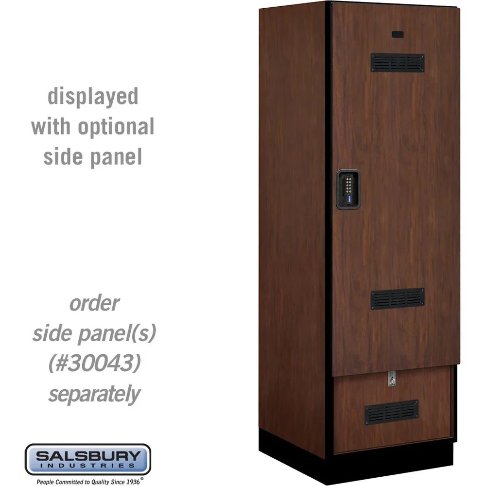 24" Wide Designer Wood Gear Locker - 6 Feet High - 24" Deep by Salsbury - Image 29