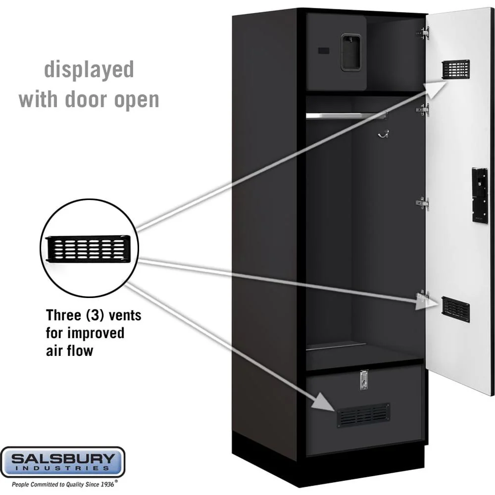 24" Wide Designer Wood Gear Locker - 6 Feet High - 24" Deep by Salsbury - Image 3
