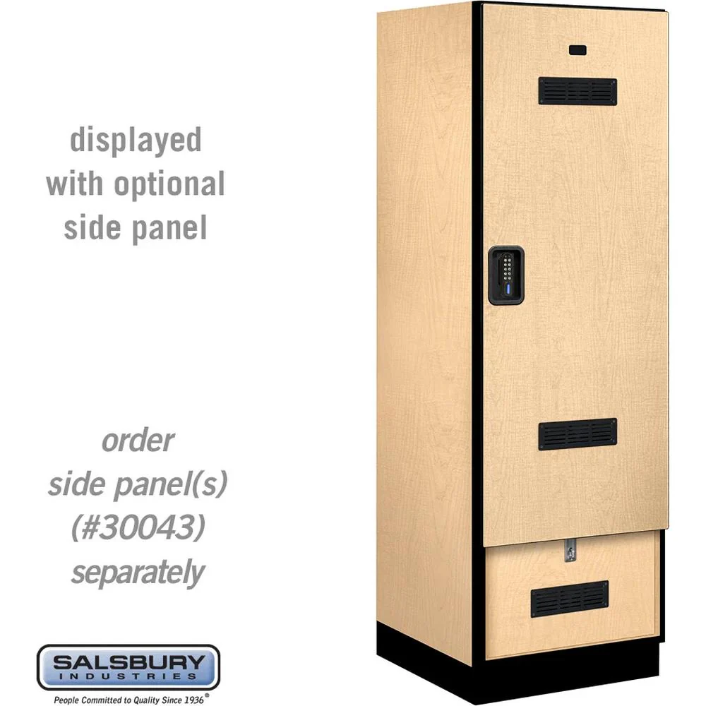 24" Wide Designer Wood Gear Locker - 6 Feet High - 24" Deep by Salsbury - Image 34