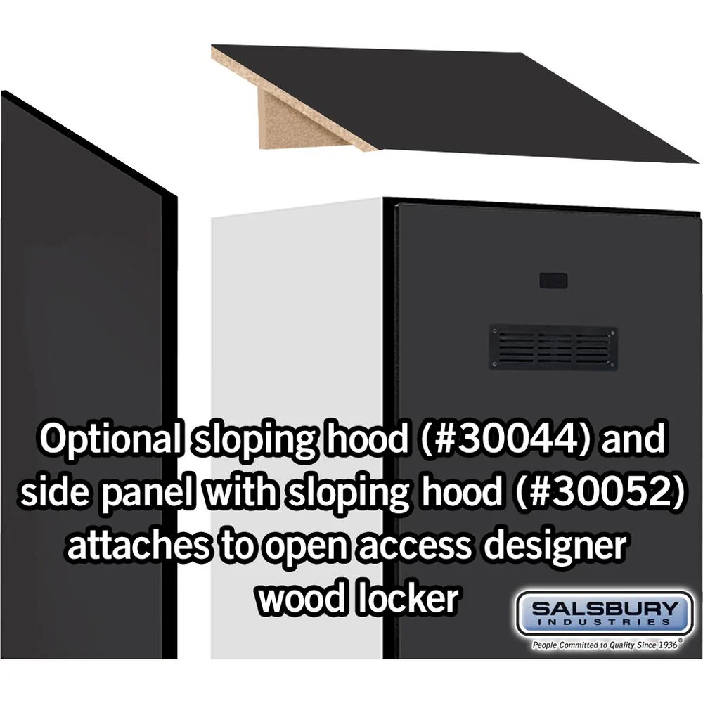 24" Wide Designer Wood Gear Locker - 6 Feet High - 24" Deep by Salsbury - Image 7