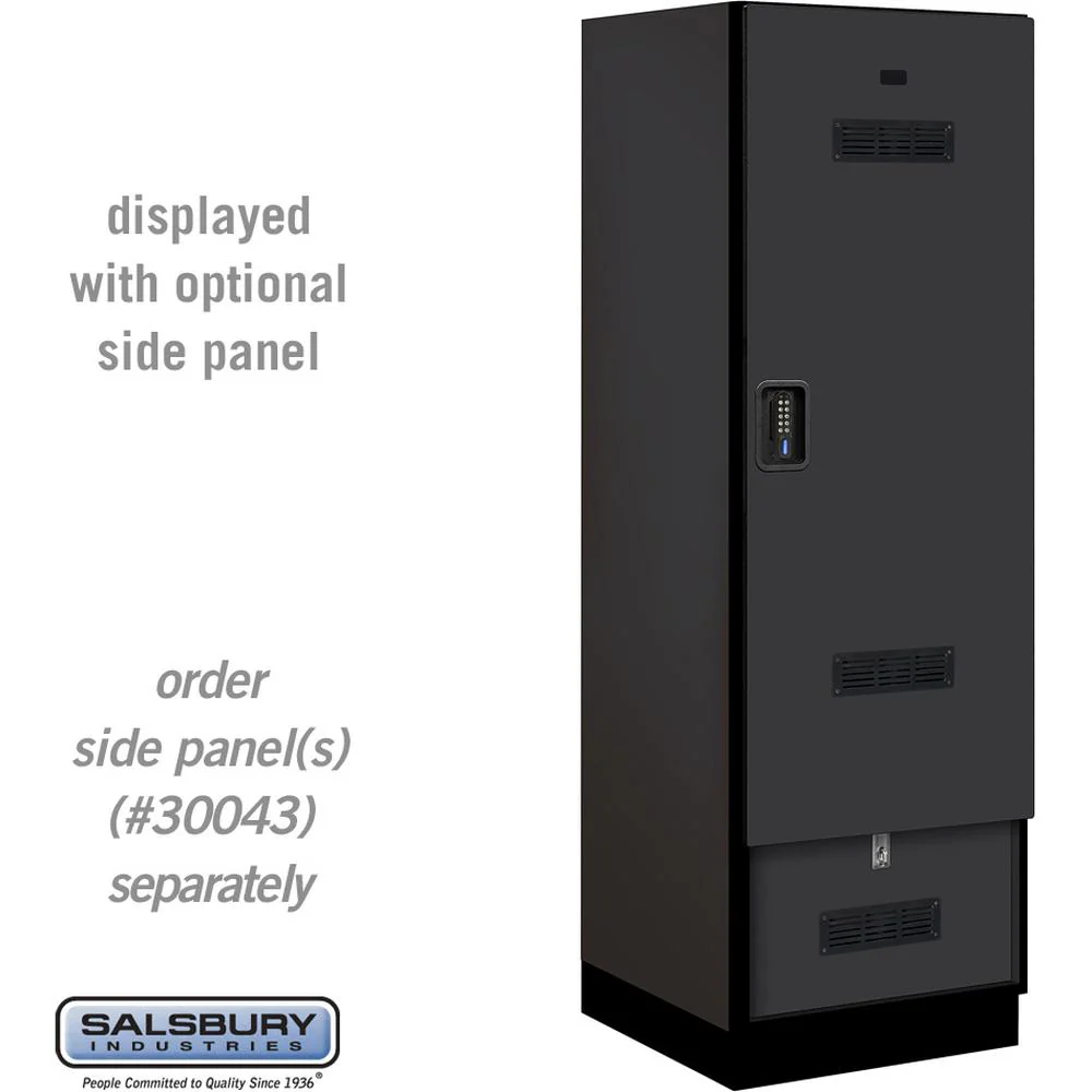 24" Wide Designer Wood Gear Locker - 6 Feet High - 24" Deep by Salsbury - Image 9