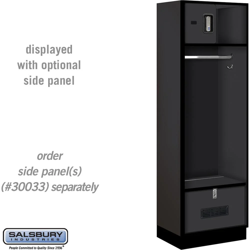 24" Wide Designer Wood Open Access Locker - 6 Feet High - 18" Deep by Salsbury - Image 10