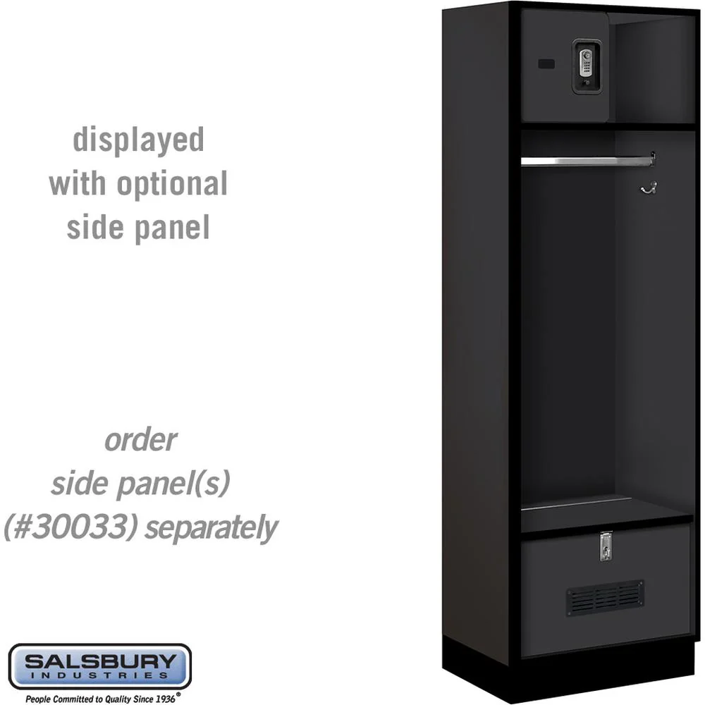 24" Wide Designer Wood Open Access Locker - 6 Feet High - 18" Deep by Salsbury - Image 11