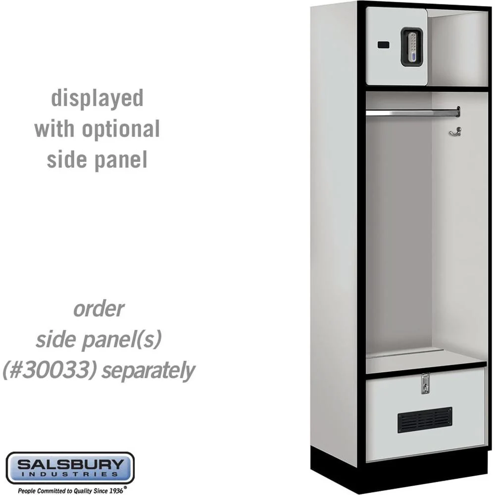 24" Wide Designer Wood Open Access Locker - 6 Feet High - 18" Deep by Salsbury - Image 25
