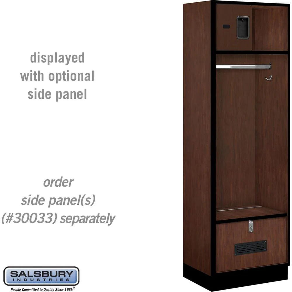24" Wide Designer Wood Open Access Locker - 6 Feet High - 18" Deep by Salsbury - Image 27