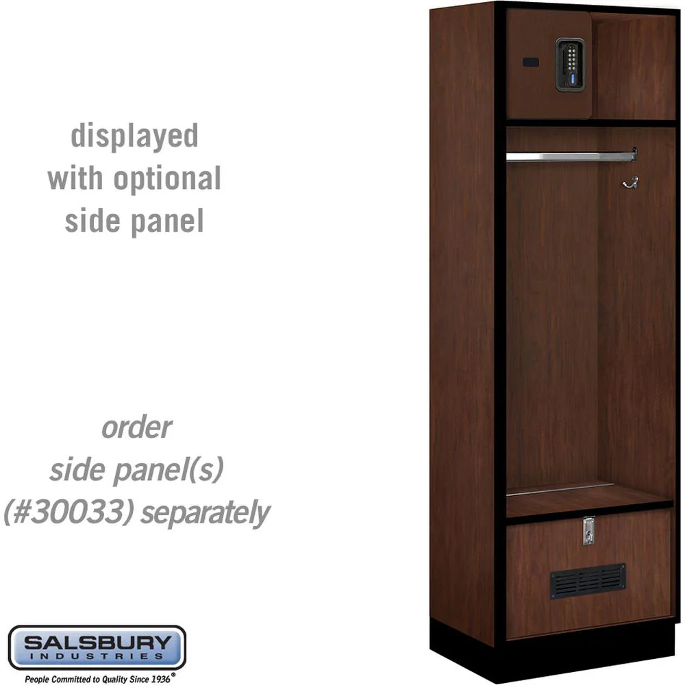 24" Wide Designer Wood Open Access Locker - 6 Feet High - 18" Deep by Salsbury - Image 28