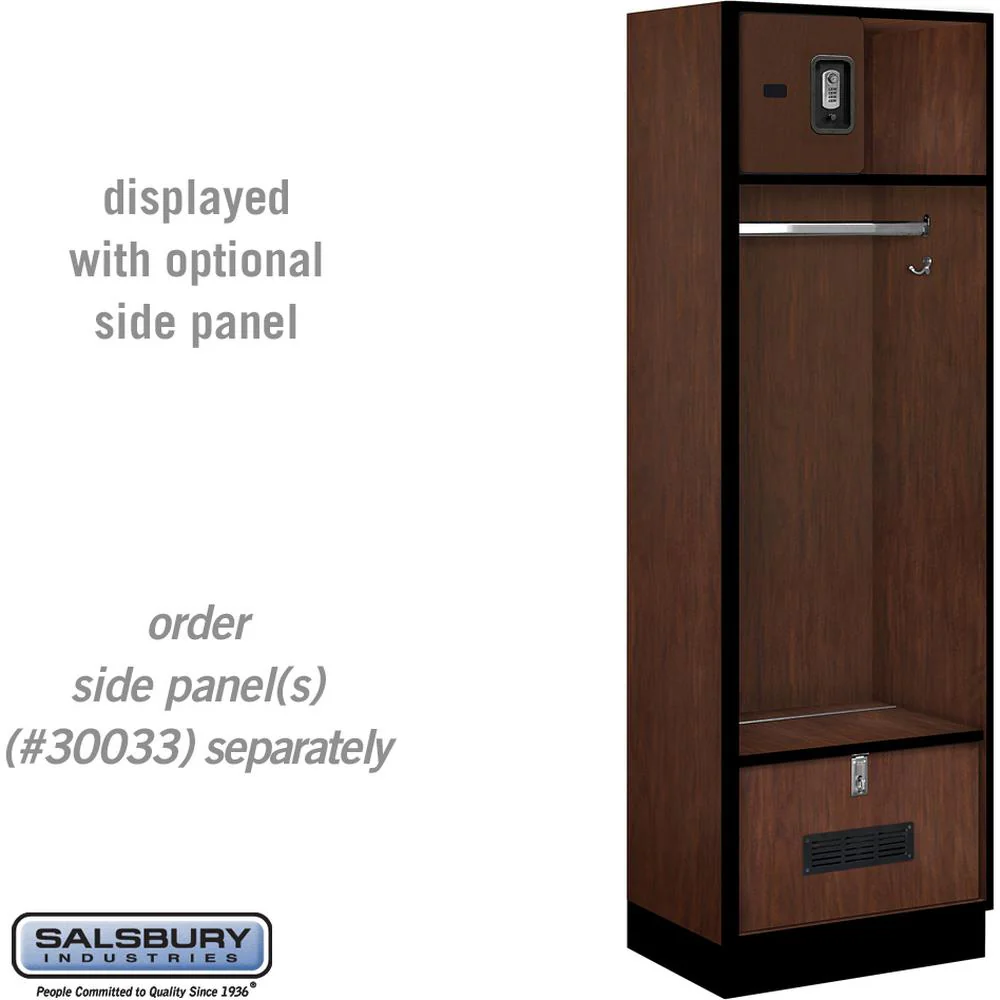 24" Wide Designer Wood Open Access Locker - 6 Feet High - 18" Deep by Salsbury - Image 31