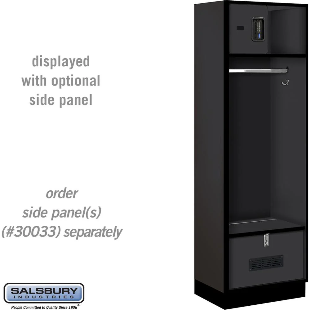 24" Wide Designer Wood Open Access Locker - 6 Feet High - 18" Deep by Salsbury - Image 8