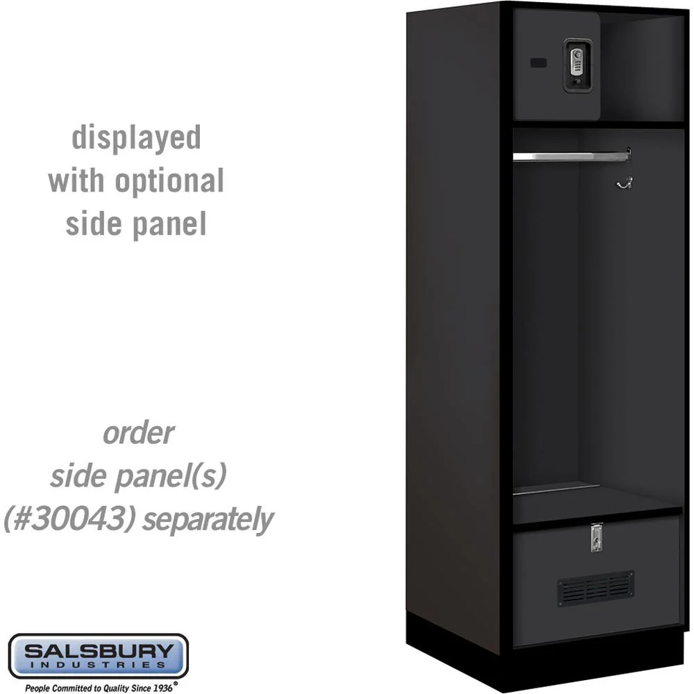 24" Wide Designer Wood Open Access Locker - 6 Feet High - 24" Deep by Salsbury - Image 11