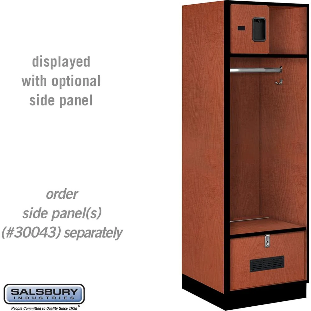 24" Wide Designer Wood Open Access Locker - 6 Feet High - 24" Deep by Salsbury - Image 17