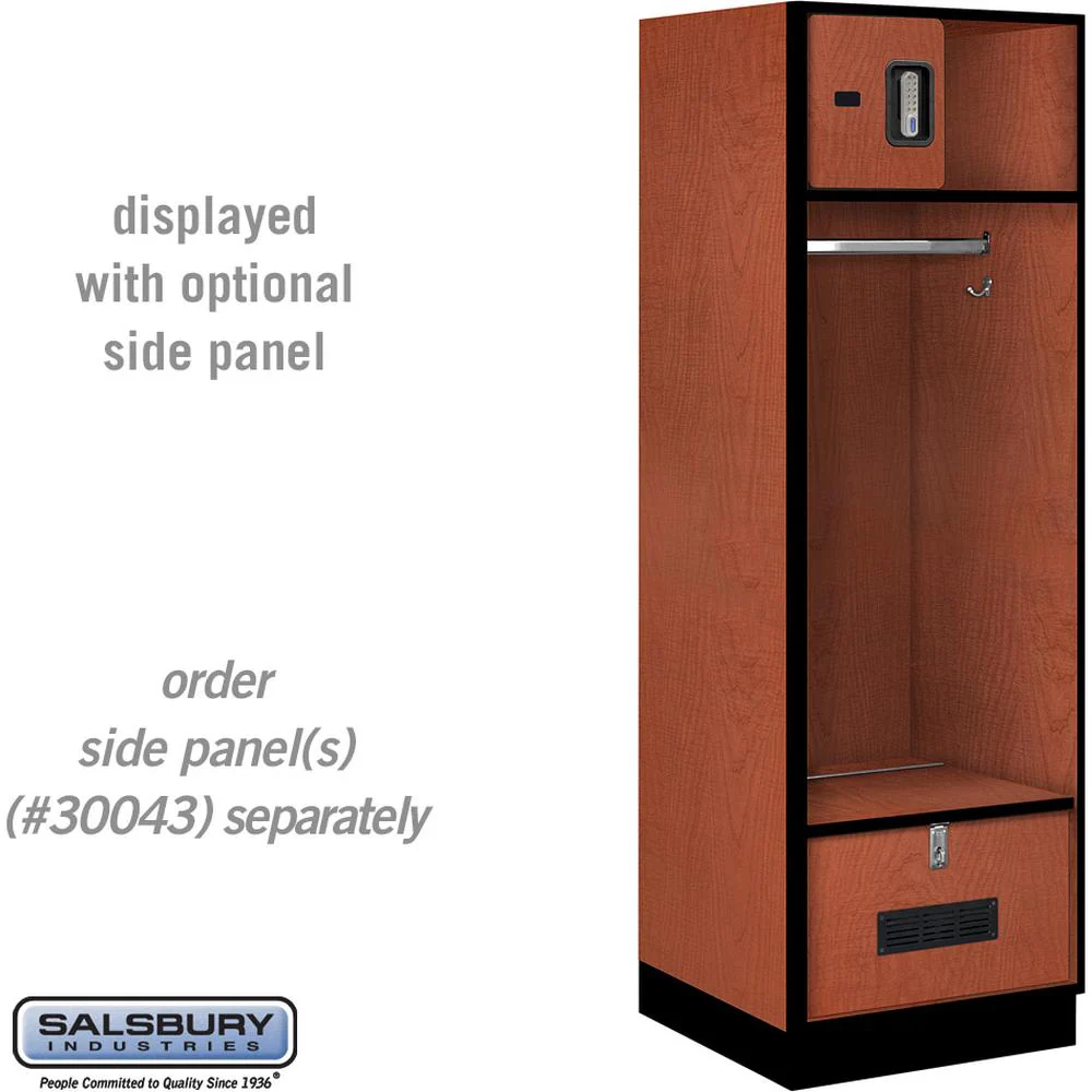 24" Wide Designer Wood Open Access Locker - 6 Feet High - 24" Deep by Salsbury - Image 20