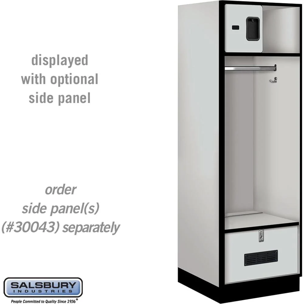 24" Wide Designer Wood Open Access Locker - 6 Feet High - 24" Deep by Salsbury - Image 22
