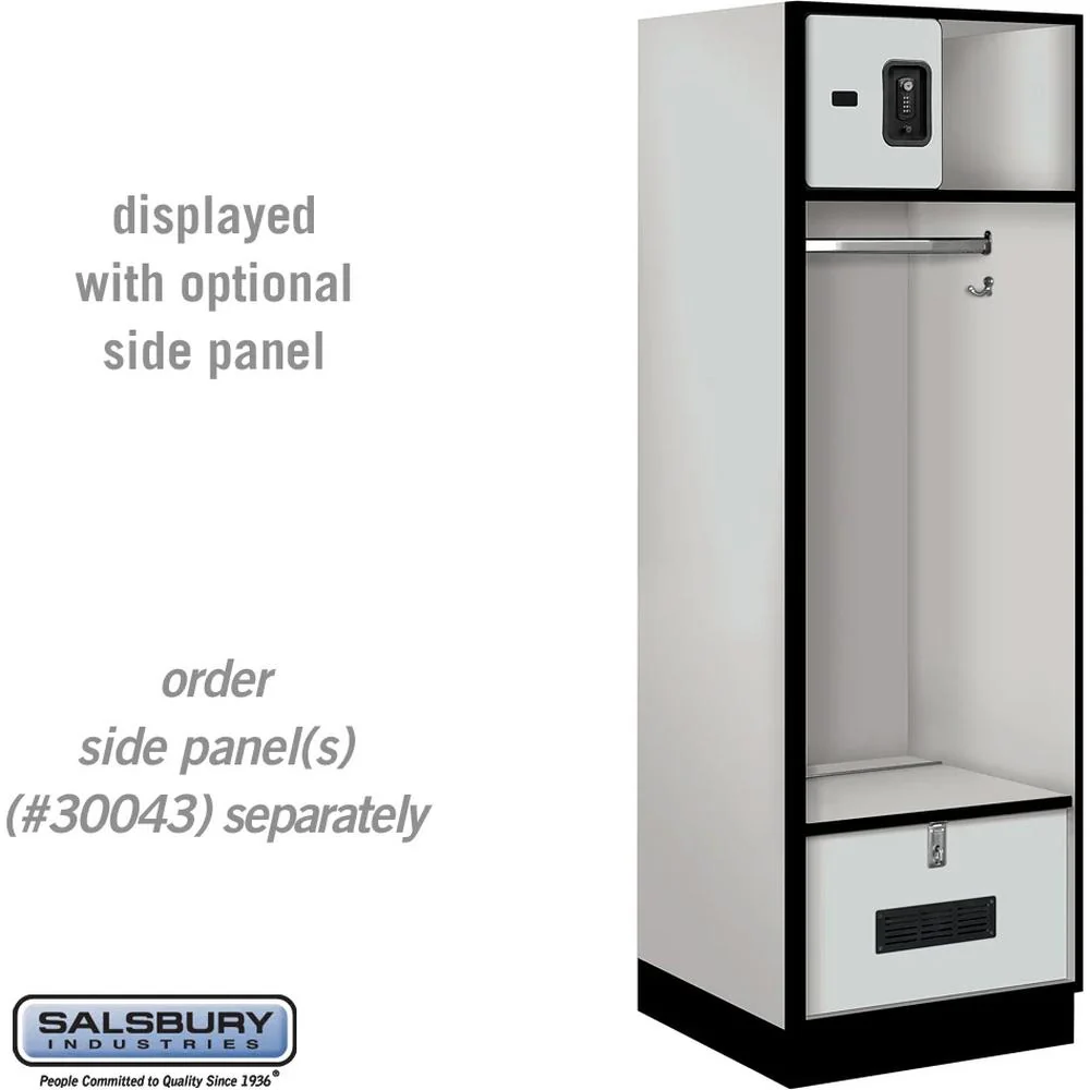 24" Wide Designer Wood Open Access Locker - 6 Feet High - 24" Deep by Salsbury - Image 24