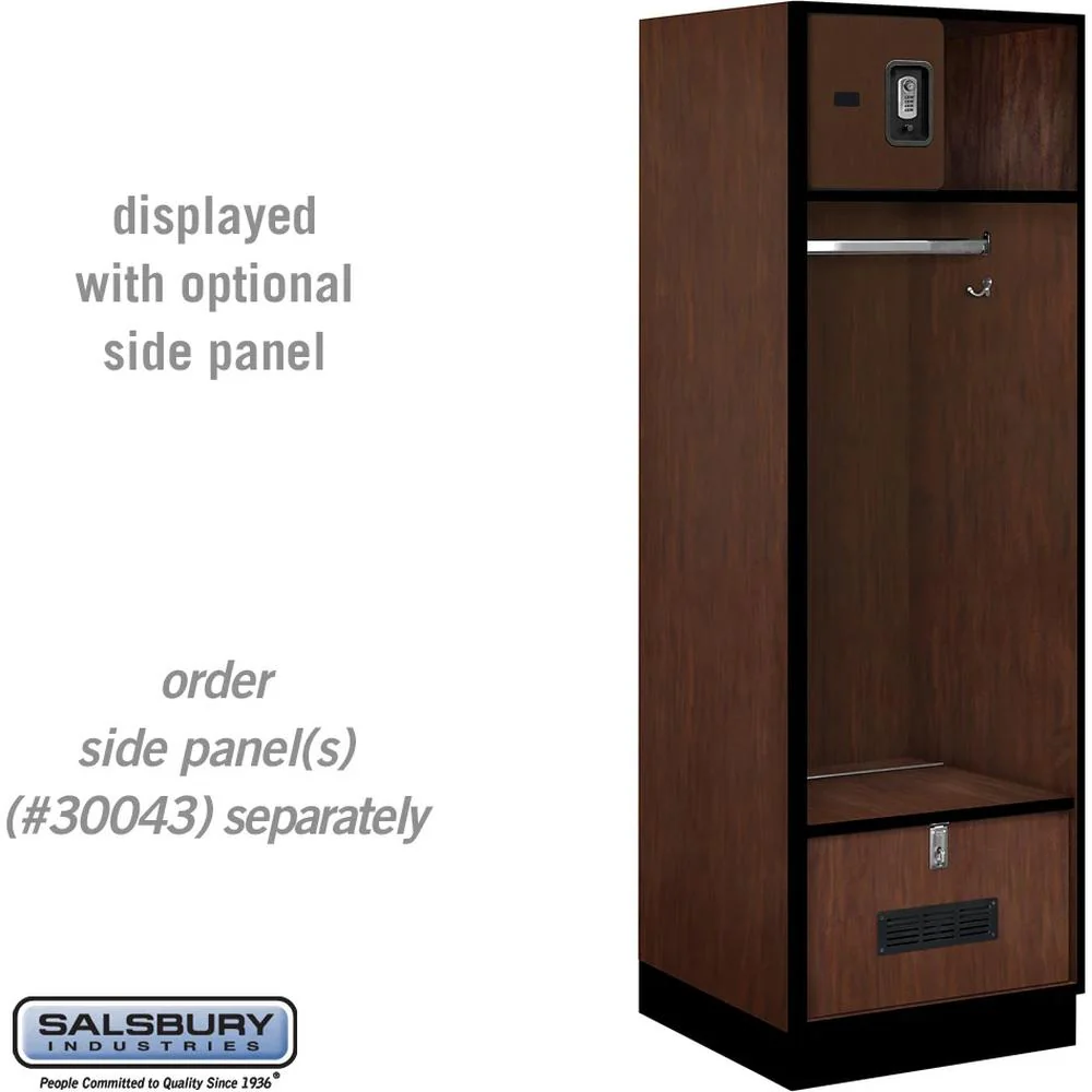24" Wide Designer Wood Open Access Locker - 6 Feet High - 24" Deep by Salsbury - Image 31