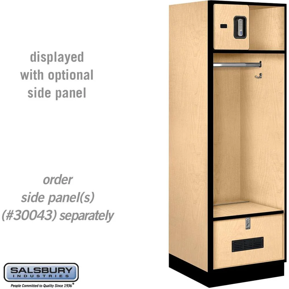 24" Wide Designer Wood Open Access Locker - 6 Feet High - 24" Deep by Salsbury - Image 35