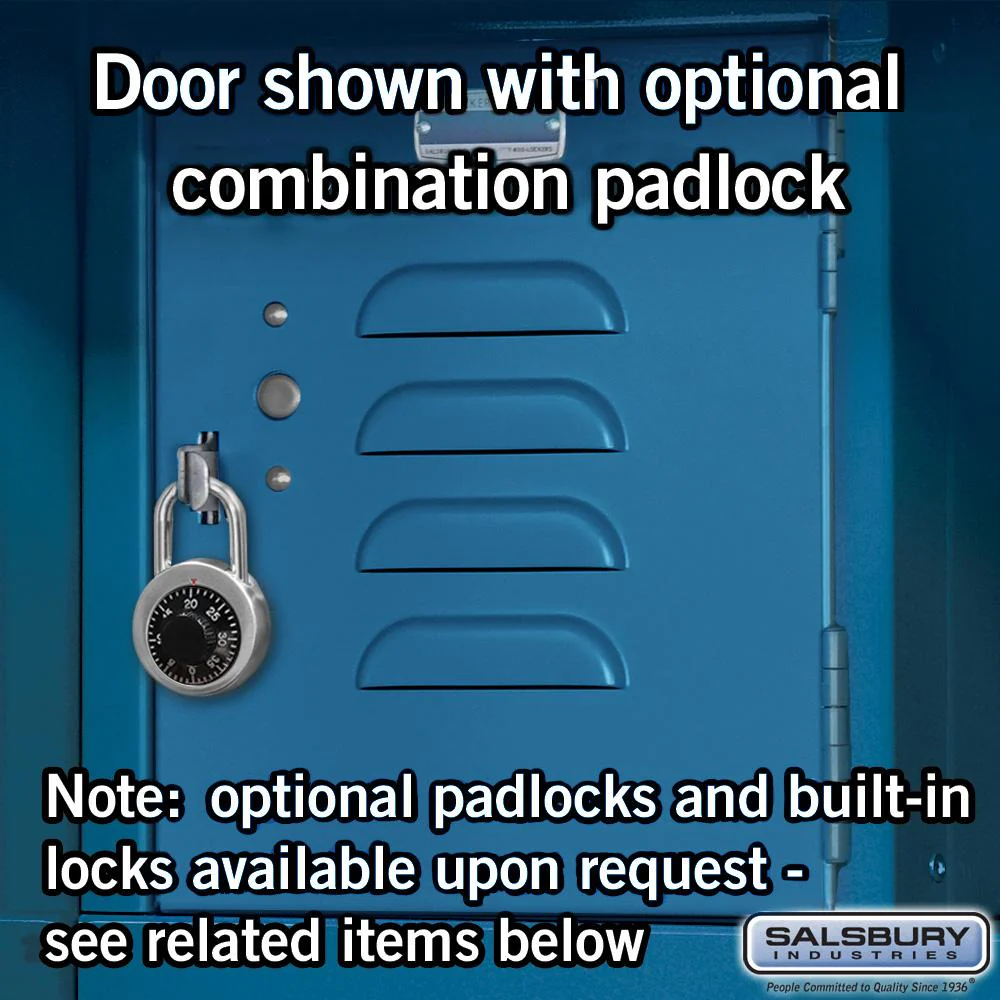 24" Wide Open Access Metal Locker - 6 Feet High - 24" Deep by Salsbury - Image 4
