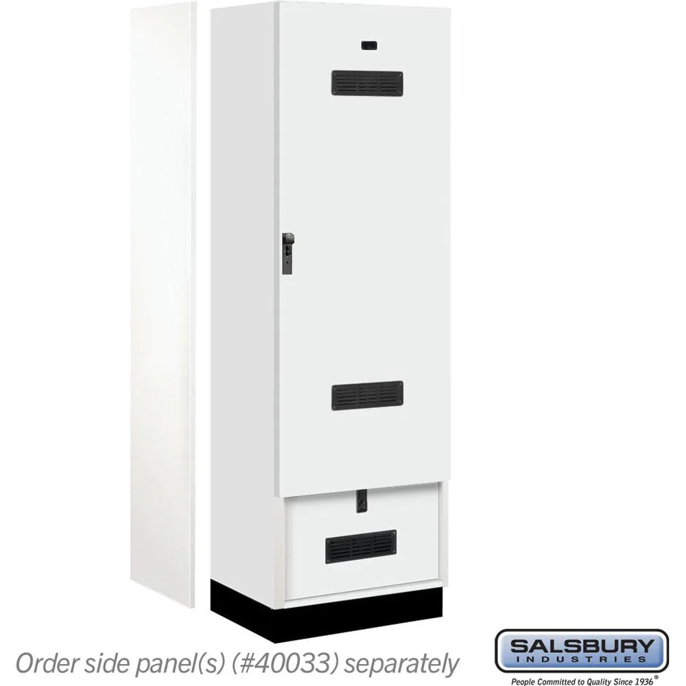 24" Wide Premier Wood Gear Locker - 6 Feet High - 18" Deep by Salsbury - Image 2