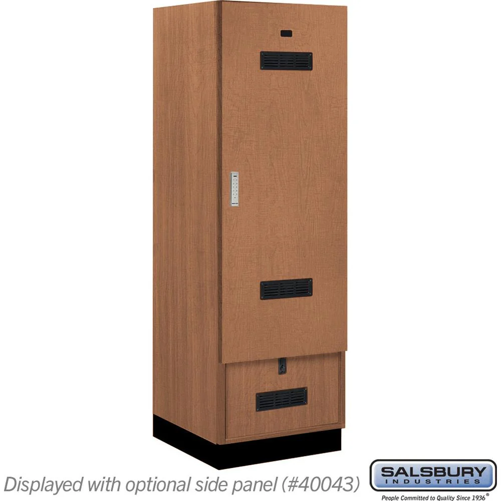 24" Wide Premier Wood Gear Locker - 6 Feet High - 24" Deep by Salsbury - Image 24