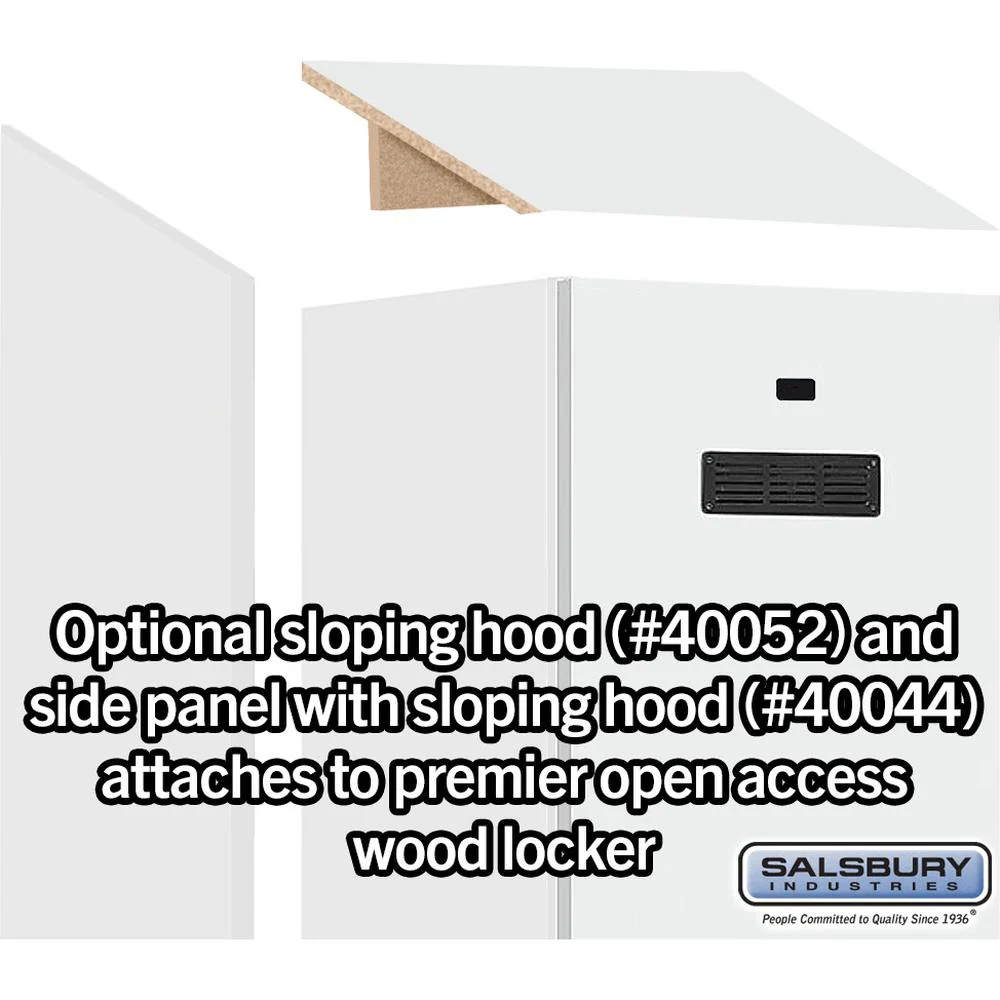 24" Wide Premier Wood Gear Locker - 6 Feet High - 24" Deep by Salsbury - Image 7
