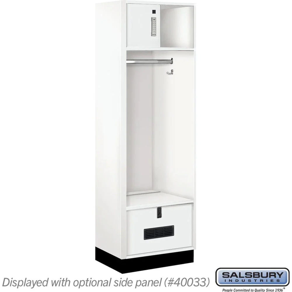 24" Wide Premier Wood Open Access Locker - 6 Feet High - 18" Deep by Salsbury - Image 11